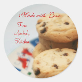 Aangepaste vakantie bakken Dessert Label Stickers