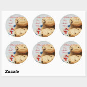 Aangepaste vakantie bakken Dessert Label Stickers (Vel)