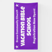 Aangepaste vakantie Bijbel School Banner (Verticaal)