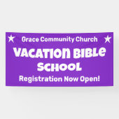 Aangepaste vakantie Bijbel School Banner (Horizontaal)