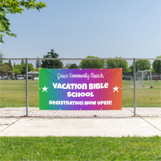 Aangepaste Vakantie Bijbel School Banner