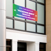Aangepaste Vakantie Bijbel School Banner (Buitenkant Gebouw)