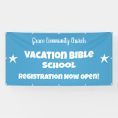 Aangepaste Vakantie Bijbel School Banner (Horizontaal)