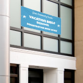 Aangepaste Vakantie Bijbel School Banner (Buitenkant Gebouw)