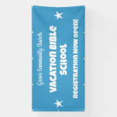 Aangepaste Vakantie Bijbel School Banner (Verticaal)