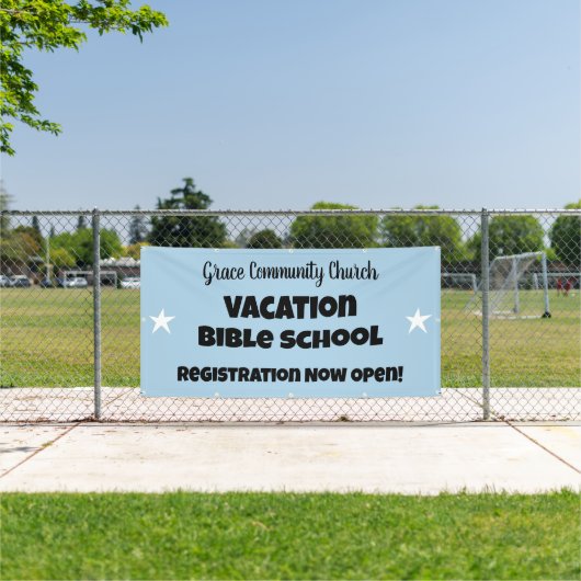 Aangepaste Vakantie Bijbel School Banner (Insitu)
