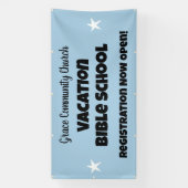 Aangepaste Vakantie Bijbel School Banner (Verticaal)