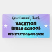Aangepaste vakantie Bijbelschool banner (Horizontaal)