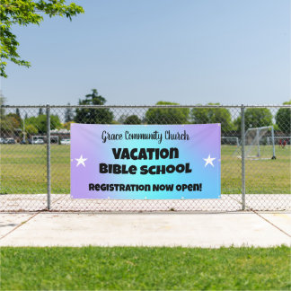 Aangepaste vakantie Bijbelschool banner