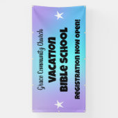 Aangepaste vakantie Bijbelschool banner (Verticaal)