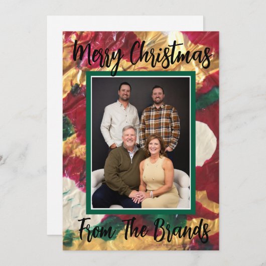 Aangepaste vakantie Groeten Kaarten voor u! (Voorkant / Achterkant)