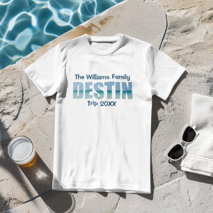 Aangepaste vakantie in Destin Beach T-shirt