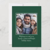 Aangepaste vakantie Kaart met het kunstwerk van uw (Achterkant)