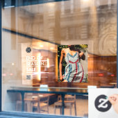 aangepaste vakantie zakelijke product korting adve raamsticker (Cafe Raam)