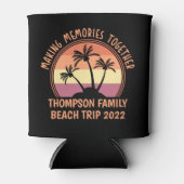 Aangepaste vakantie-zomervakantieband blikjeskoeler (Voorkant)