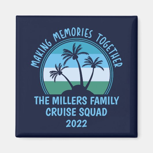 Aangepaste vakantie-zomervakantieband magneet (Voorkant)