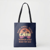 Aangepaste vakantie-zomervakantieband tote bag (Voorkant)