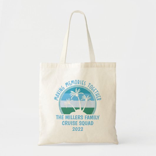 Aangepaste vakantie-zomervakantieband tote bag (Voorkant)