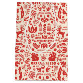 Aangepaste vakantiefolk Art Medium Cadeauzakje (Achterkant)