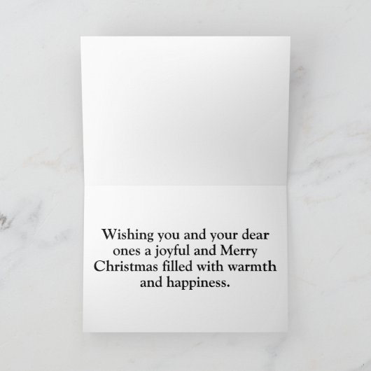 Aangepaste vakantiefoto sjabloon Vrolijk kerstfees (Binnen)