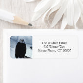 Aangepaste vakantiekaart Zelfklevende stickers (Insitu)