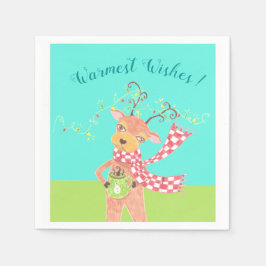 Aangepaste vakantiepluiers servetten