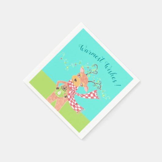 Aangepaste vakantiepluiers servetten (Hoek)