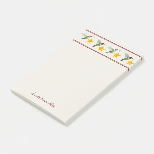 Aangepaste vakanties Kolibries   Post-it® Notes (Schuin)