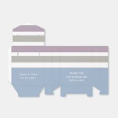 Aangepaste vakken voor tapepatroon bedankdoosjes (Uitgevouwen)