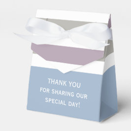 Aangepaste vakken voor tapepatroon bedankdoosjes