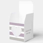 Aangepaste vakken voor tapepatroon bedankdoosjes (Geopend)