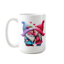 Aangepaste Valentijn Gnome Kussen Paar Sweethearts