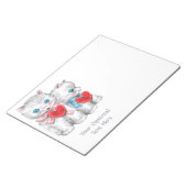 Aangepaste  Valentijn notebooks Notitieblok (Schuin)