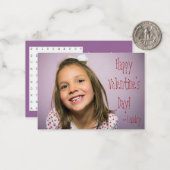 Aangepaste Valentijn voor kinderen met Word Search Notitiekaartje (Voorkant / Achterkant in situ)