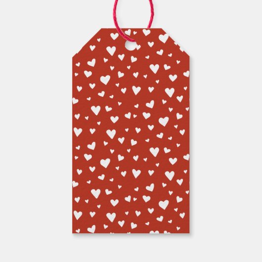 Aangepaste valentijn-voordeeltag cadeaulabel (Achterkant)