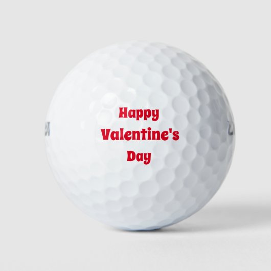 Aangepaste Valentijnsdag Golfballen (Voorkant)