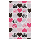 Aangepaste Valentijnsdag - Hartenfoto - Collage Klein Cadeauzakje (Voorkant)