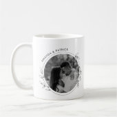 Aangepaste Valentijnsdag minimalistische foto paar Koffiemok (Links)