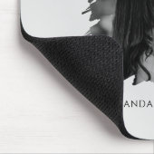 Aangepaste Valentijnsdag Modern Fotopaar Muismat (Hoek)