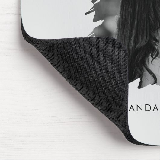 Aangepaste Valentijnsdag Modern Fotopaar Muismat (Hoek)