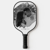 Aangepaste Valentijnsdag Modern Fotopaar Pickleball Paddle (Voorkant)