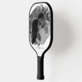 Aangepaste Valentijnsdag Modern Fotopaar Pickleball Paddle (Links)