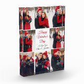 Aangepaste Valentijnsdag Romantisch Paar Collage Fotoblokken (Links)