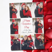 Aangepaste Valentijnsdag romantische liefde foto c