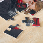 Aangepaste Valentijnsdag romantische liefde foto c Legpuzzel (Zijkant)