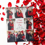 Aangepaste Valentijnsdag romantische liefde foto c Legpuzzel<br><div class="desc">Dit prachtige Happy Valentine's Day puzzelgeschenk heeft een vet rood schrift in het centrum en je namen omgeven door 8 romantische koppelfoto's rond de grens. Selecteer de liefste foto's van je relatie om een mooie fotocollage te maken voor je vriend, vriendin, vrouw, man of partner. Een prachtig gepersonaliseerd Valentijn cadeau....</div>