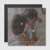 Aangepaste Valentijnsdag romantische paar foto (Voorkant / Achterkant)