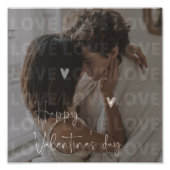 Aangepaste Valentijnsdag romantische paar foto Foto Afdruk (Voorkant)