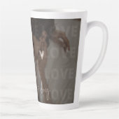 Aangepaste Valentijnsdag romantische paar foto Latte Mok (Rechts)