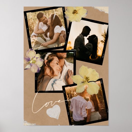 Aangepaste Valentijnsdag romantische paar foto Poster (Voorkant)